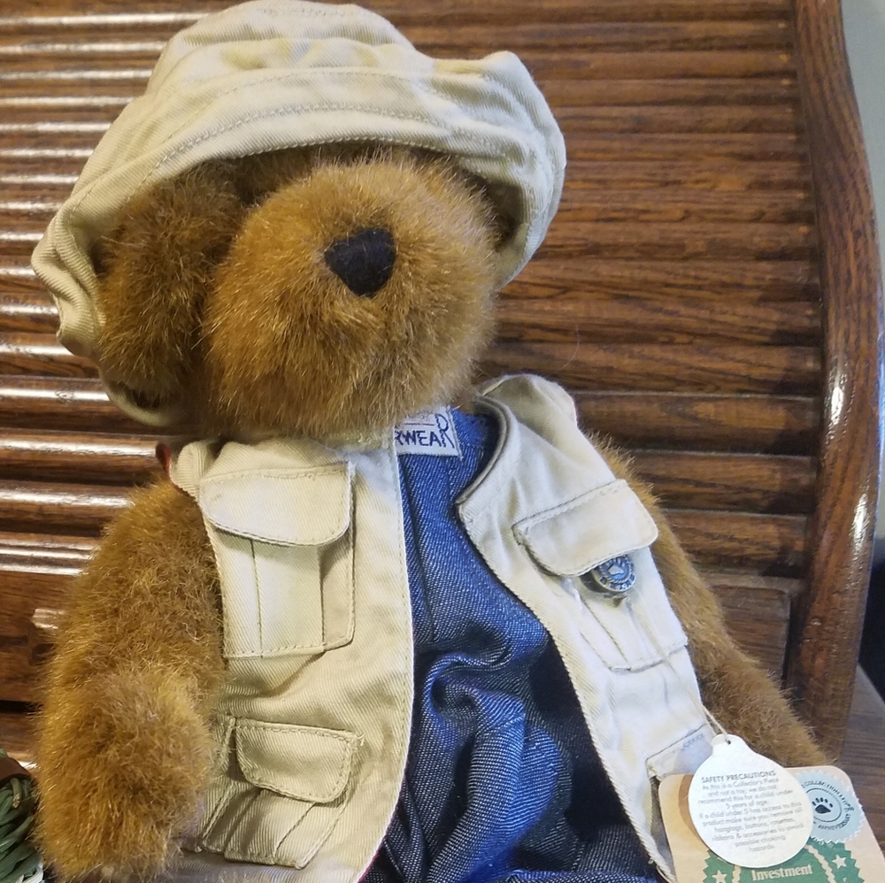 Hemingway K Grizzman Boyd's Bear with Hat and Vest Denim